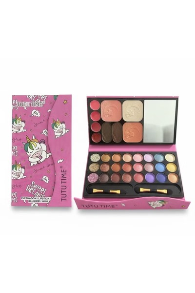 TUTU TIME A complete professional beauty set - a comprehensive makeup palette...