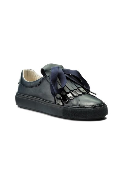 Marc O'Polo Pantofi damă - Sneakers - mărime 36 - Bleumarin Piele naturală - ...