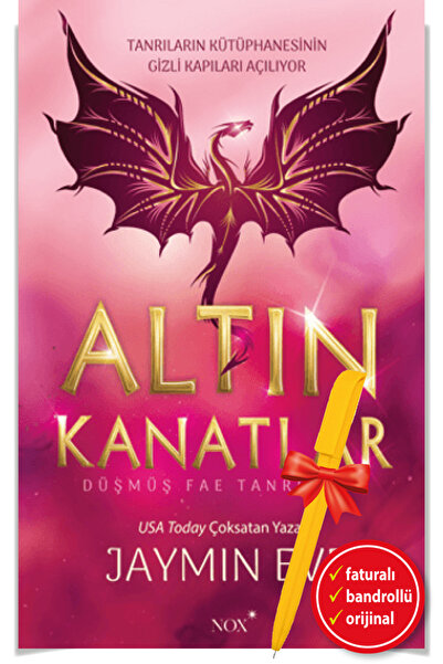 Destek Yayınları Alfa Kalem Altın Kanatlar (Jaymin Eve) YENİ Roman Öykü Kitap
