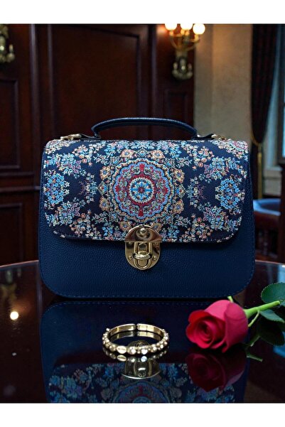 KAYA GİFT AND BAG DERİ SAPLI KİLİTLİ KADIN OMUZ VE EL ÇANTASI