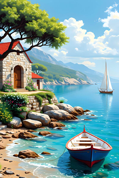 Aden DİJİTAL MANZARA DOĞA KANVAS TABLO