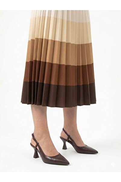 Çaçaroz Ayakkabı Pantofi clasici cu toc, cu spatele deschis, mărime mare