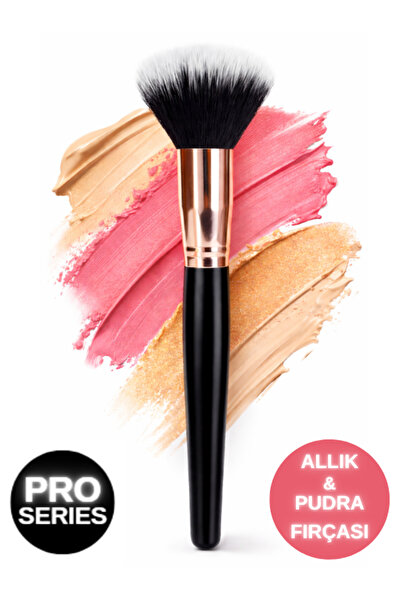 SheMask Makyaj Fırçası Allık Fırçası Pudra Fırçası Profesyonel Kabuki Makyaj ...