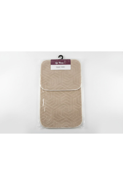 YAZICI Set de covorașe de baie duble Dot Base B pătură Material textil 50x80 ...