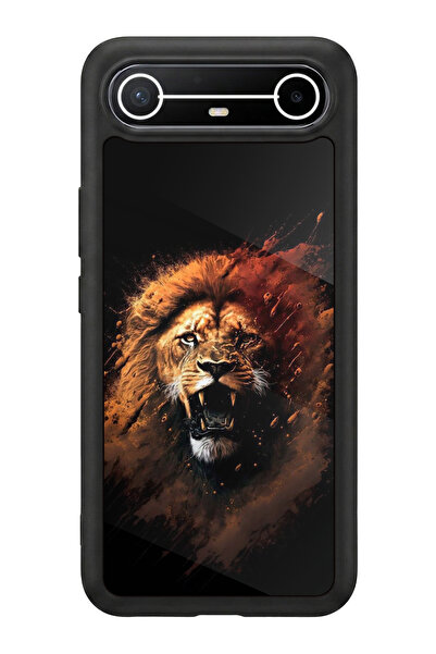 Aksel Kılıf Tecno Spark Slim 5g Compatible Printed, Matte Black, Soft Silicon...