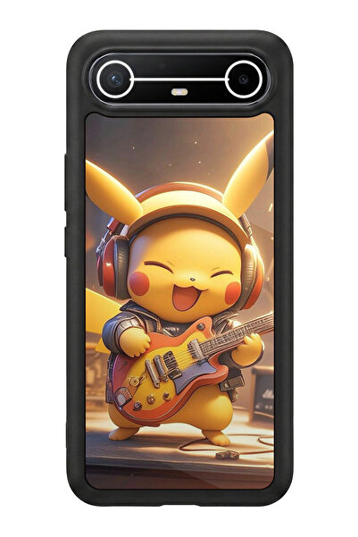 TECNO سبارك سليم 5G متوافق مع مطبوع، أسود مطفي، سيليكون ناعم، واقي، غطاء ممتص...