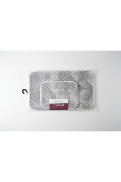 YAZICI Set de covorașe de baie duble Dot Base B pătură Material textil 50x80 ...