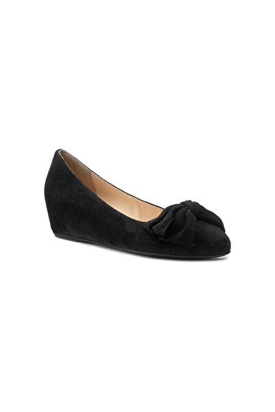 HÖGL Pantofi damă - Velur Premium - mărime 35 - Negru - Platformă 4 cm, fundă...