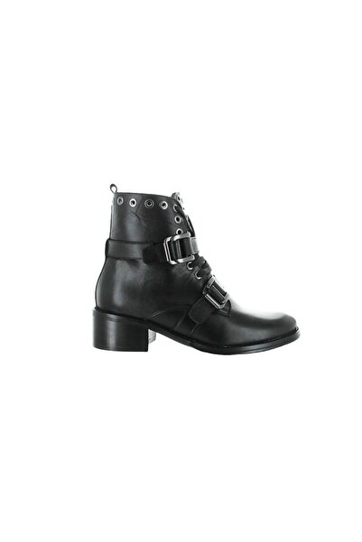 BADURA Women's Boots - Autumn-Winter - size 37 - Black Genuine Leather - Insu...