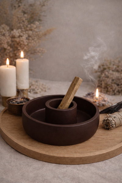 Lethe Design Beton Palo Santo Tütsülük – Minimal Dekoratif Tütsü Standı