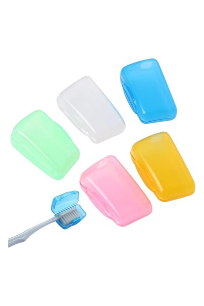 Arabest 5 Pcs Portable Toothbrush Head Case Cover,Portable Travel Toothbrush ...
