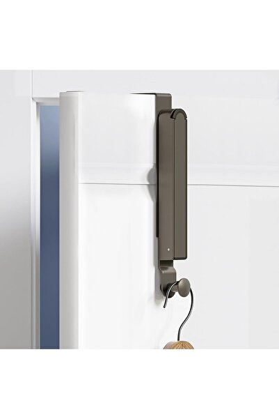 Arabest Folding Clothes Rack,Heavy Duty Aluminium Over Door Rack,No Hole Hang...