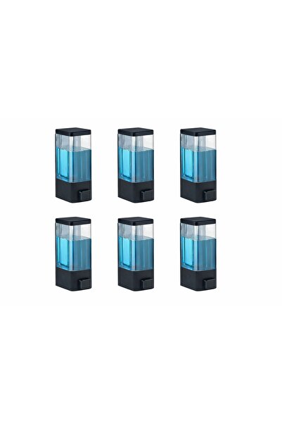 seahome 6 Pieces Adhesive Wall Mounted Bathroom and Kitchen Manual Liquid Soa...