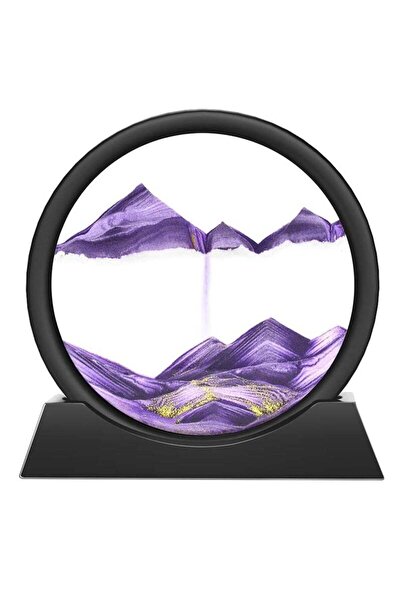 Arabest لوحة فنية رملية متحركة، لوحة عرض ثلاثية الأبعاد على شكل ساعة رملية، م...