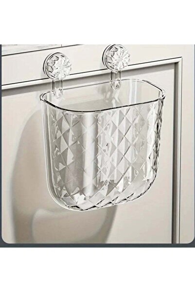 Arabest سلة مهملات للمطبخ، تُثبت على الحائط، سلة مهملات متعددة الوظائف للخزان...