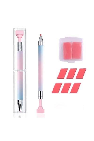 Arabest Nail Art Drill Pen,Refillable Crayon,Sticky Rhinestone Tool For Nail ...