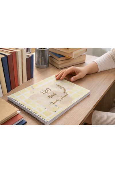 Kapudan 120 Book Reading Diary / 60 Sheets (120 Pages) - 21X15 cm Pvc Coated Cardboard Cover