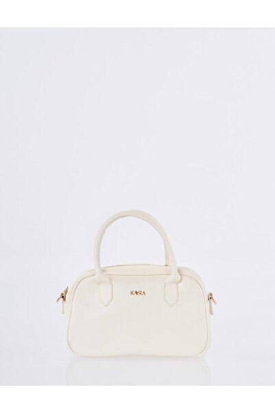 Kayra Crisscross Straps Mini Bag Cream