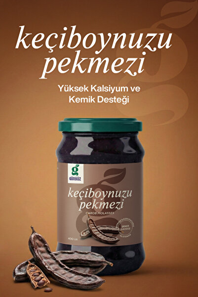Gürbüzden Keçiboynuzu Pekmezi 400 Gr