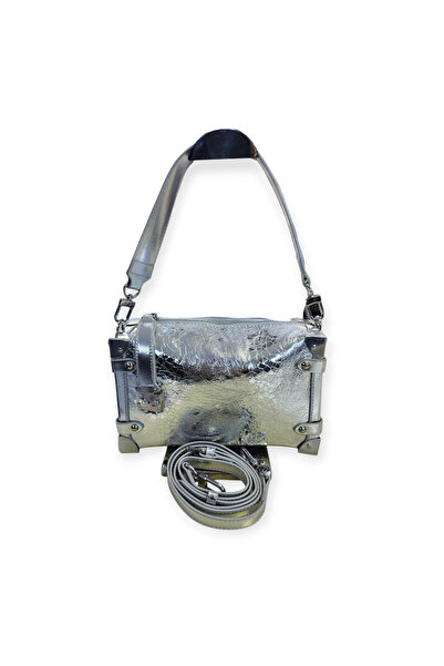 OUEEN ELİZABETH ''MİNİ BOY'' HAKİKİ DERİ ( PARLAK KUMAŞ ) KADIN ÇAPRAZ OMUZ Ç...