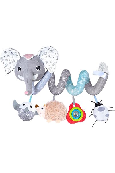 Arabest لعبة حلزونية لسرير الأطفال وعربة الأطفال ومقعد السيارة مع صندوق موسيق...