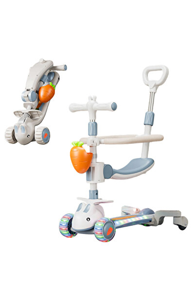 KidLe 6 in 1 Kids Kick Scooter with Flashing Light Wheels, for Boys and Girls...