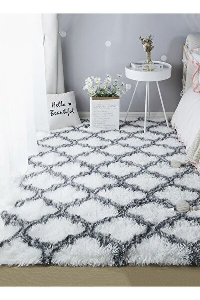 Generic سجاد لغرفة المعيشة، سجاد ذو وبر عالٍ وناعم لغرفة النوم، سجاد مغربي وب...