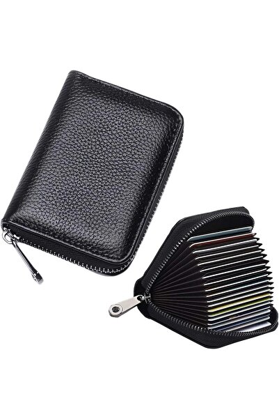 CHU DAI Holder Small Card Wallet 20 Card Slots RFID Blocking Accordion Wallet...
