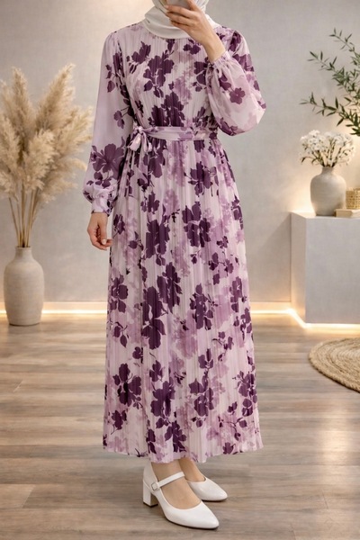 QAF Flora Piliseli Elbise