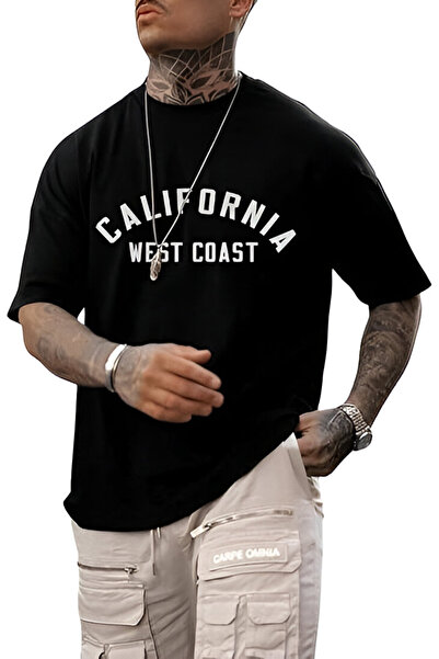 HOFFNUNG Μπλουζάκι UNISEX κοντομάνικο με στρογγυλή λαιμόκοψη, με στάμπα Καλιφ...