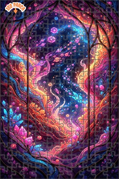 Esranın Dünyası عالم السحر، بلورات قوس قزح، لوحة زيتية، مزدوج الطبقات إطارًا،...