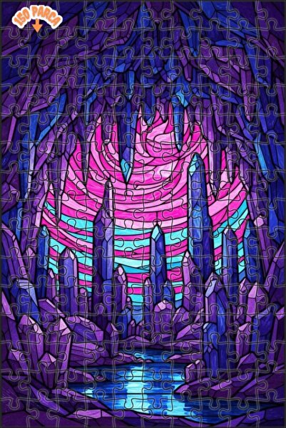 Esranın Dünyası لغز خشبي بإطار من طابقين من كريستال ماجارا دريم 150 قطعة 20x30