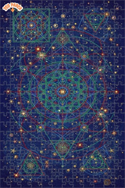 Esranın Dünyası لغز هندسة الكون الغامض مزدوج الطبقات قطعة من الألغاز الخشبية ...