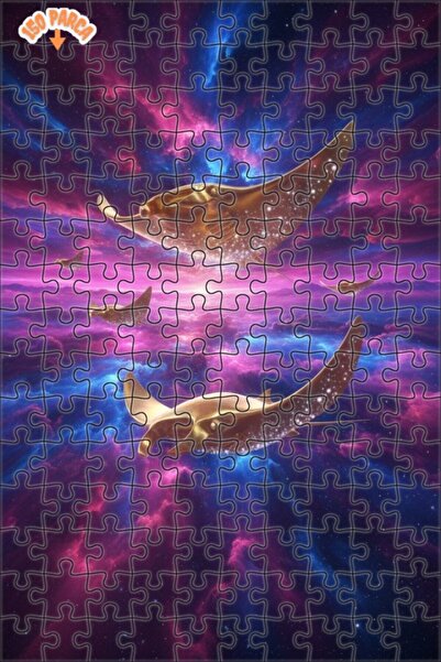 Esranın Dünyası لغز خشبي ذهبي من سلسلة فاتوز جالاكسي رايدر طباعة رقمية مزدوج ...