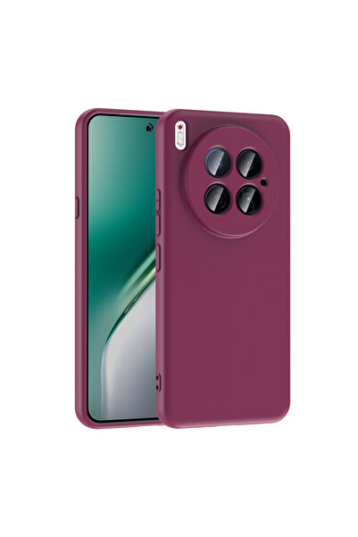 Paladyum Case غطاء سيليكون متوافق مع هاتف تكنو كامون 40 بريمير 5G بلون أحمر ك...