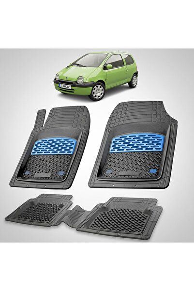 TEAMCAR Πατάκια δαπέδου συμβατά με Renault Twingo I 4 Hatchback 2004-2007 | Μπλε