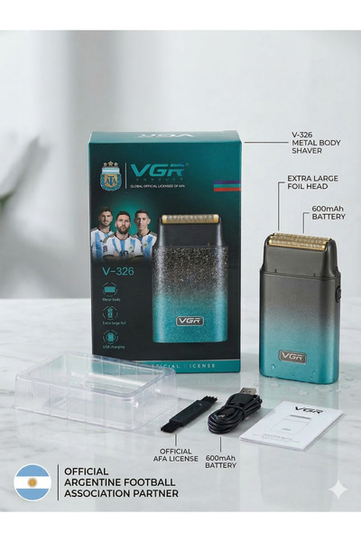 Bionic VGR V-326 Professional Foil Shaver for Men – Cordless Electric Razor
