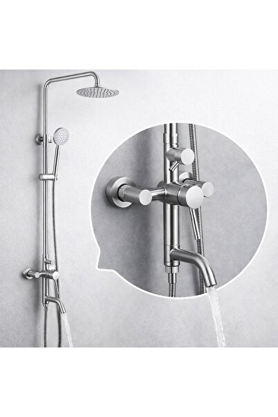 Alessandro DESIGN Coloana de Dus, Inox SUS304, Satinat