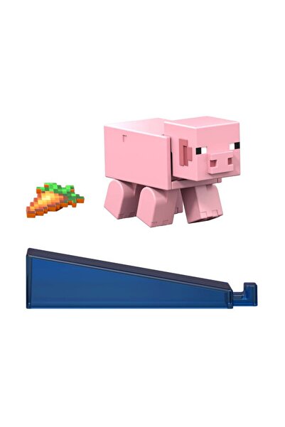mattel Minecraft Redstone Porc Încărcat 8cm (JJR96)