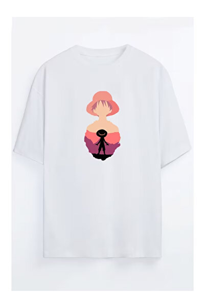 ZEMLİYA Unisex "Luffy Anime" Printed T-Shirt -Modern Style