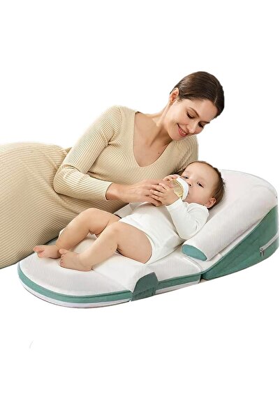 Beauenty سرير استرخاء للأطفال، عش نوم للأطفال، وسادة مضادة للارتجاع، سرير سفر...