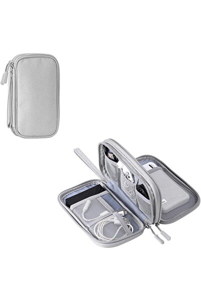 Arabest حقيبة تخزين إلكترونية محمولة مقاومة للماء، مزودة بملحقات كابلات السفر...