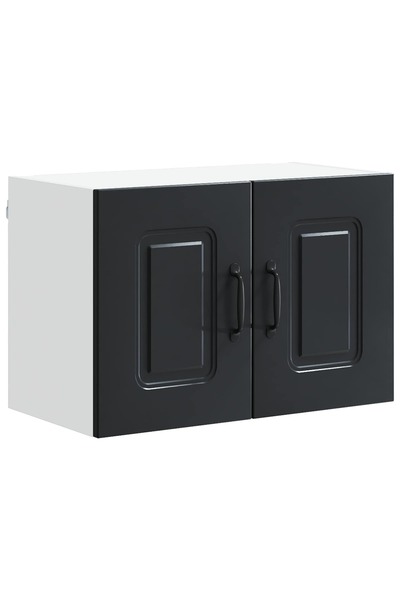 vidaxl Dulap de bucătărie Kalmar Negru 60 x 31 x 40 cm Lemn compozit