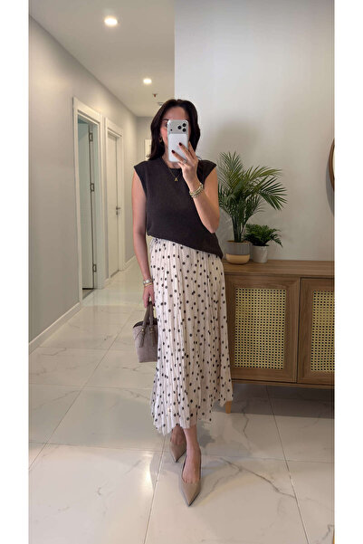 BİRCANÇİL Jaste Бежова пола с подплата и точки