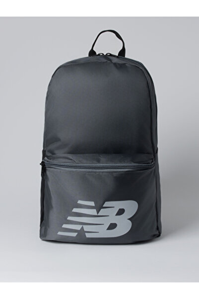 New Balance Grey Logo Print Backpack