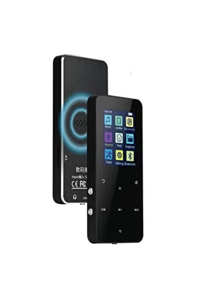 GE مشغل MP3 معدني بتقنية بلوتوث وشاشة لمس