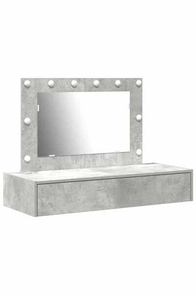 vidaxl Masă de Machiaj cu sertar Gri 100 x 40 x 70 cm Lemn compozit