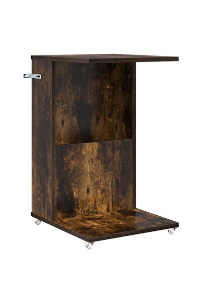 vidaxl Side table Smoked oak 40 x 35 x 60 cm Composite wood