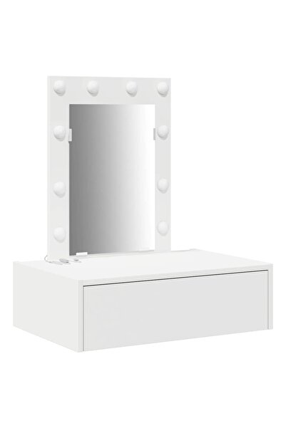 vidaxl Masă de Machiaj cu sertar Alb 60 x 40 x 70 cm Lemn compozit