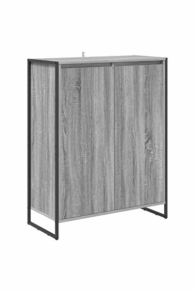 vidaxl Dulap pentru pantofi Gri Sonoma 79 x 36 x 100 cm Lemn compozit